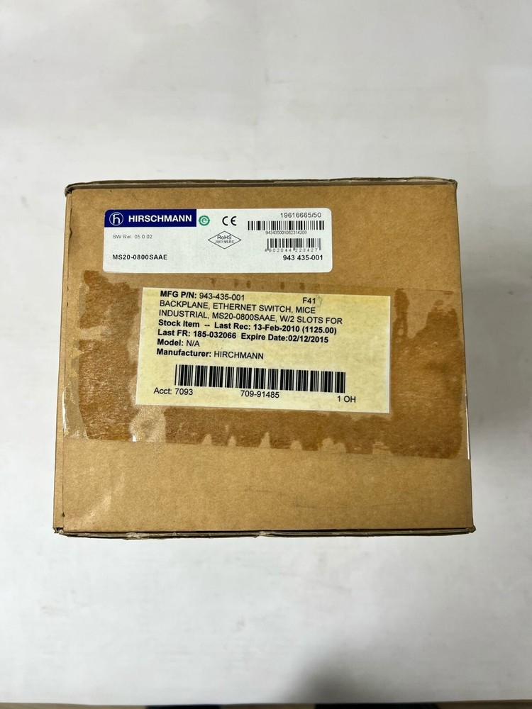 HIRSCHMANN MS20-0800SAAE Managed Ethernet Switch