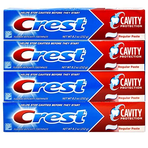 Crest Cavity Protection Toothpaste Regular 8.20 oz (Pack of 4)