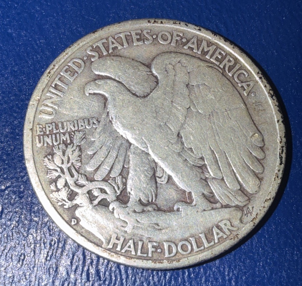 1941-D Walking Liberty Silver Half Dollar 90%