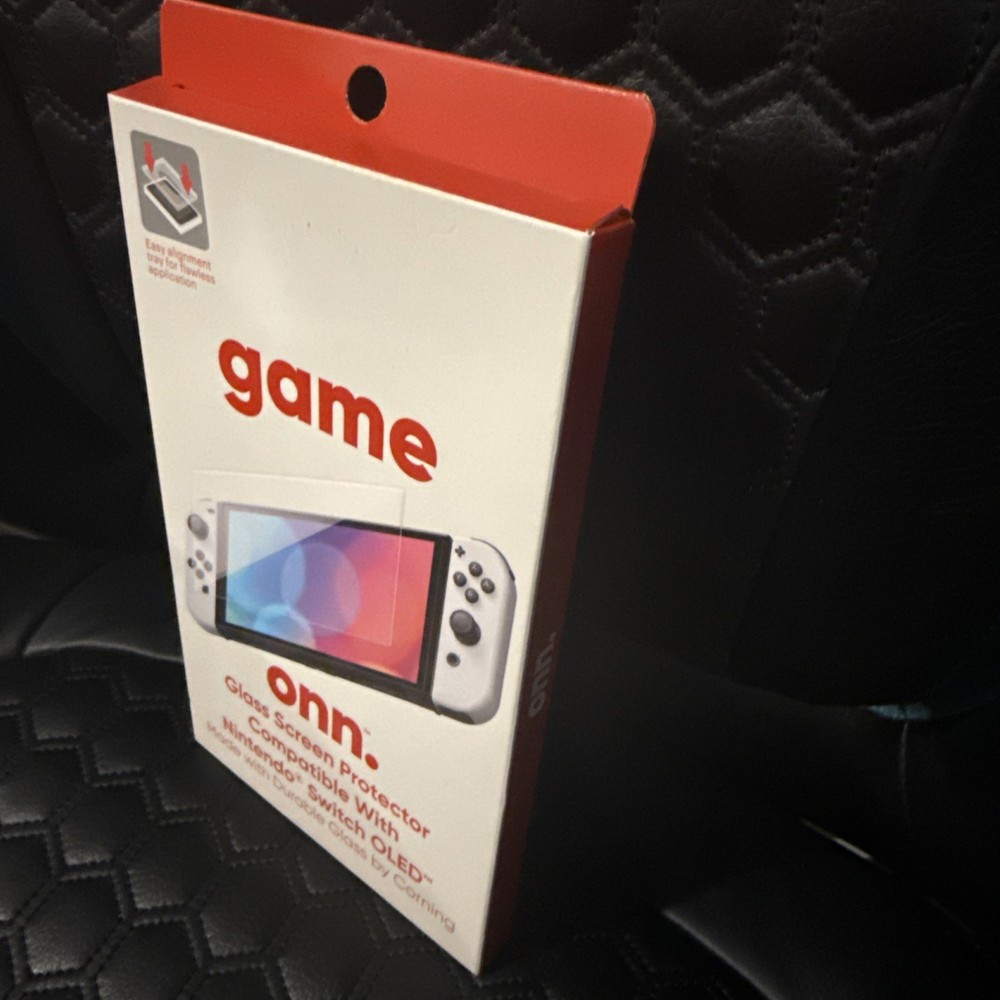 Onn. Corning Glass Screen Protector for Nintendo Switch OLED