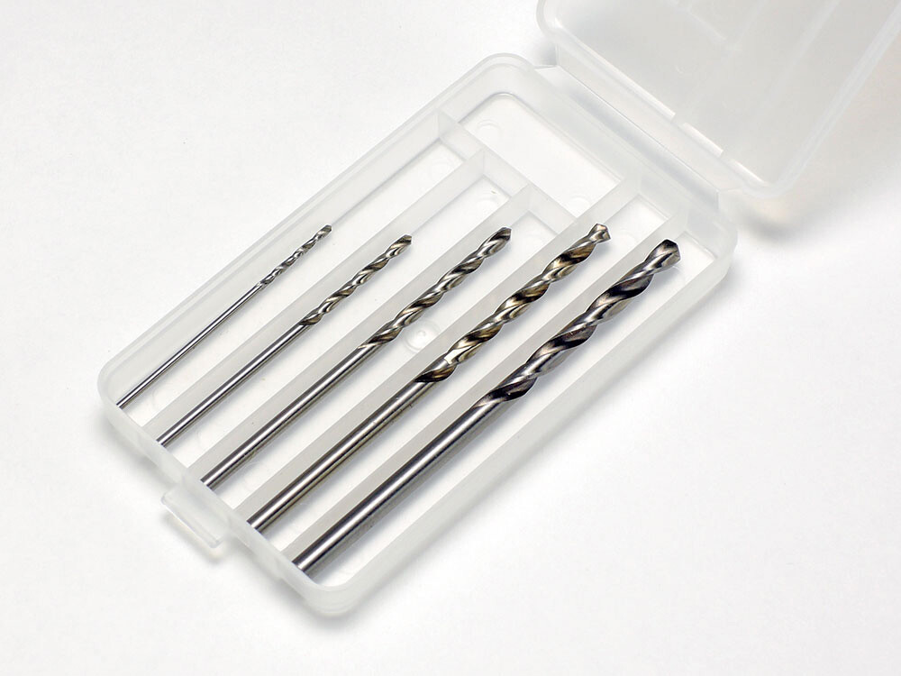 Tamiya 74049 Basic Drill Bit Set (5 Pieces)