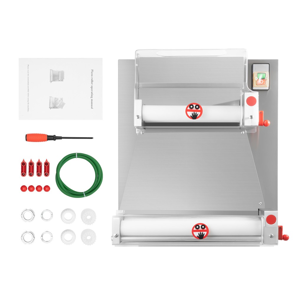Electric Dough Roller Sheeter Pastry Pizza Maker Press Making Machine 110V