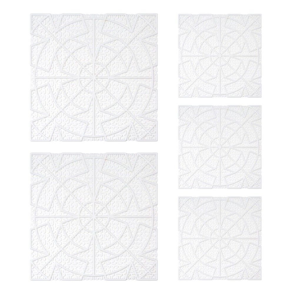 5 Pack Drain Mat, Plastic Draining Mesh, Cheese Making, Drying Mats, Reusable