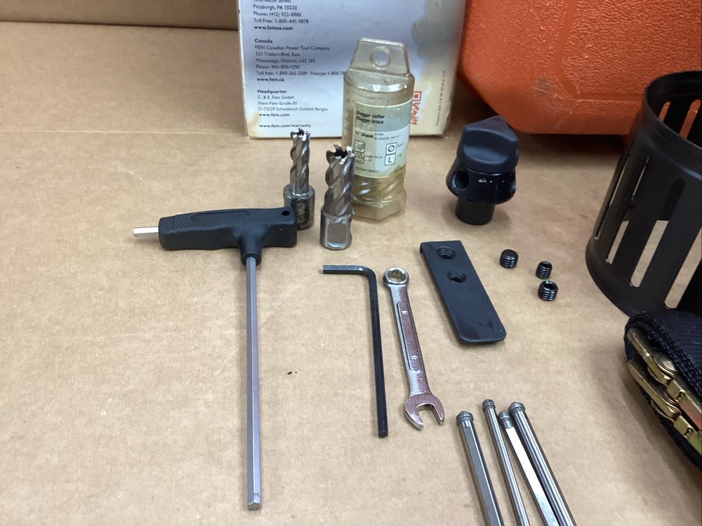 JHM Slugger Holemaker II Magnetic Drill With Case And Bits