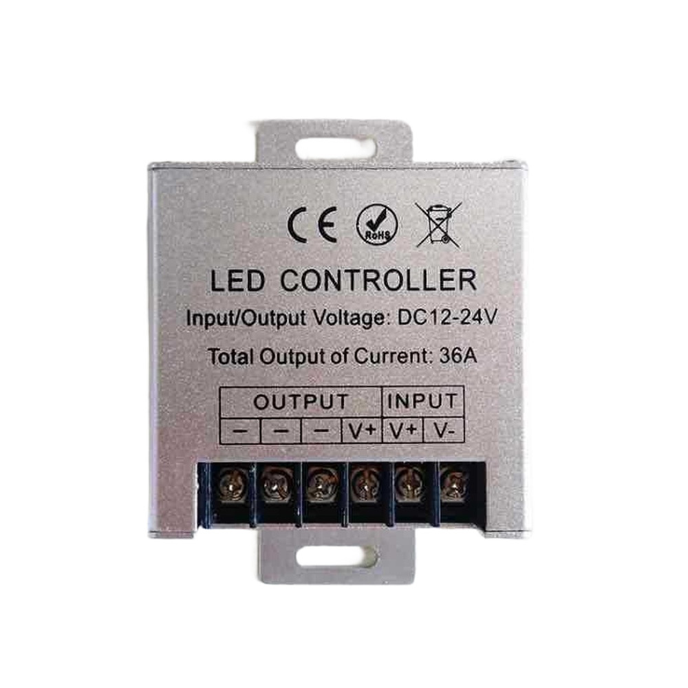 23 Key Monochrome Aluminum Shell 36A Light Controller LED Controller DC12-24V