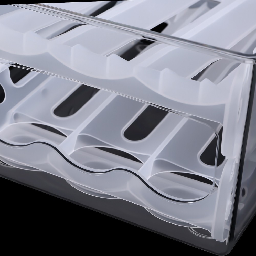 Egg Holder for Refrigerator Adjustable Egg Holder Storage Container for 36 Eggs