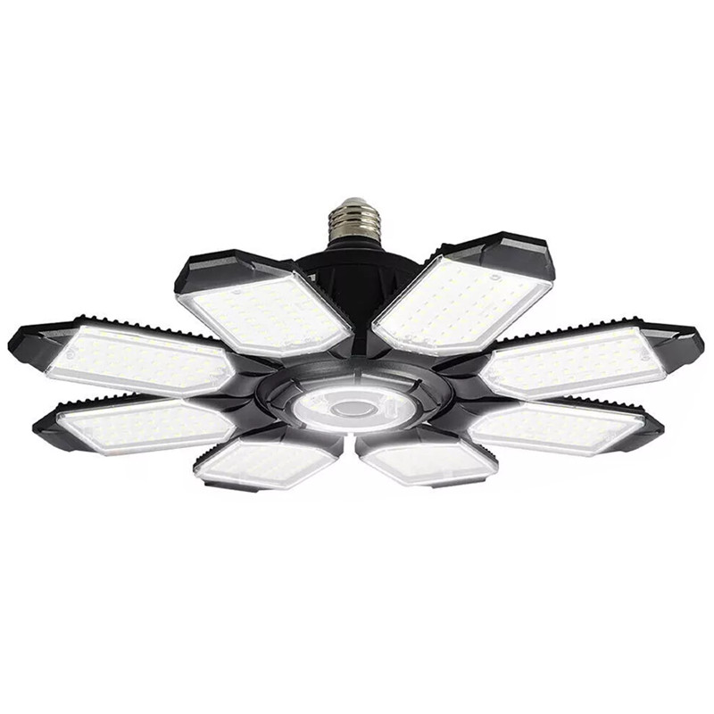 12000000LM LED Garage Light Super Bright Work Shop Ceiling Light Deformable Bulb