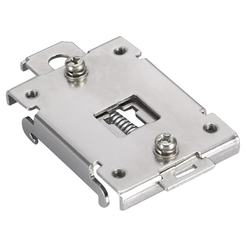 DIN Rail Mounting Bracket, 1.4in DIN Rail Mount Adapter, Single Phase Solid