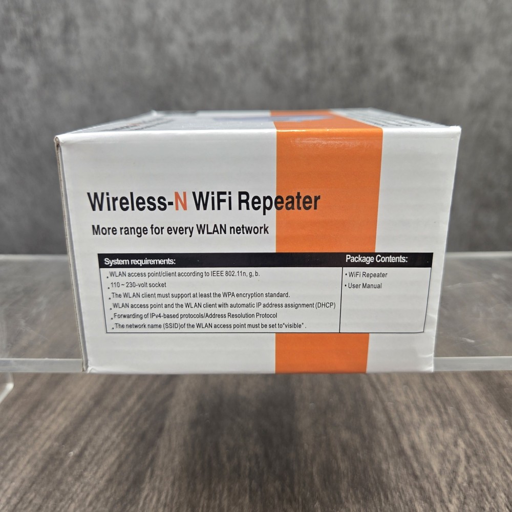 Wireless-N WiFi Repeater Range Extender Boost WLAN Signal