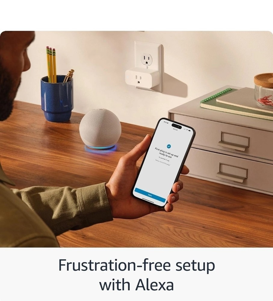Amazon Smart Plug White Alexa Voice Control