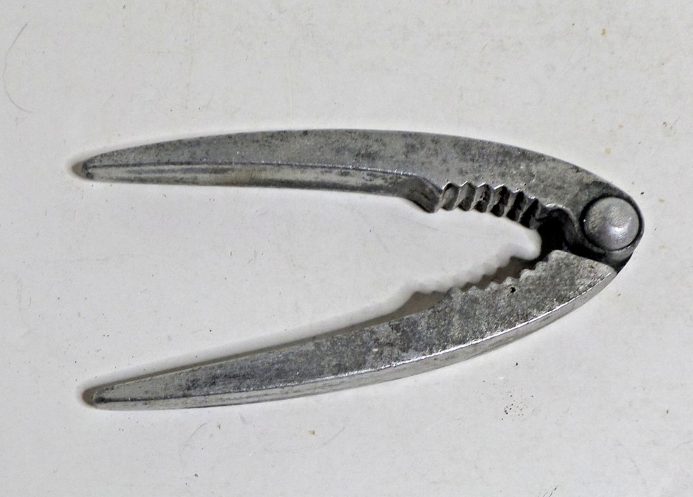 aluminum nut cracker pliers vintage