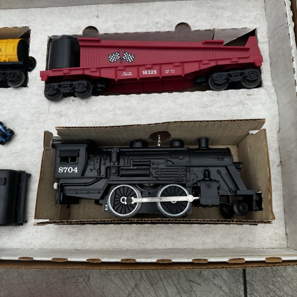 Vintage 1989 Lyonel Micro Racers Express Train Set Complete
