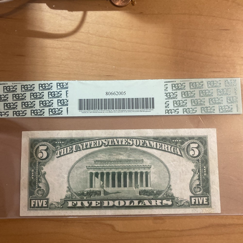PCGS $5 Silver Certificate 40ppq