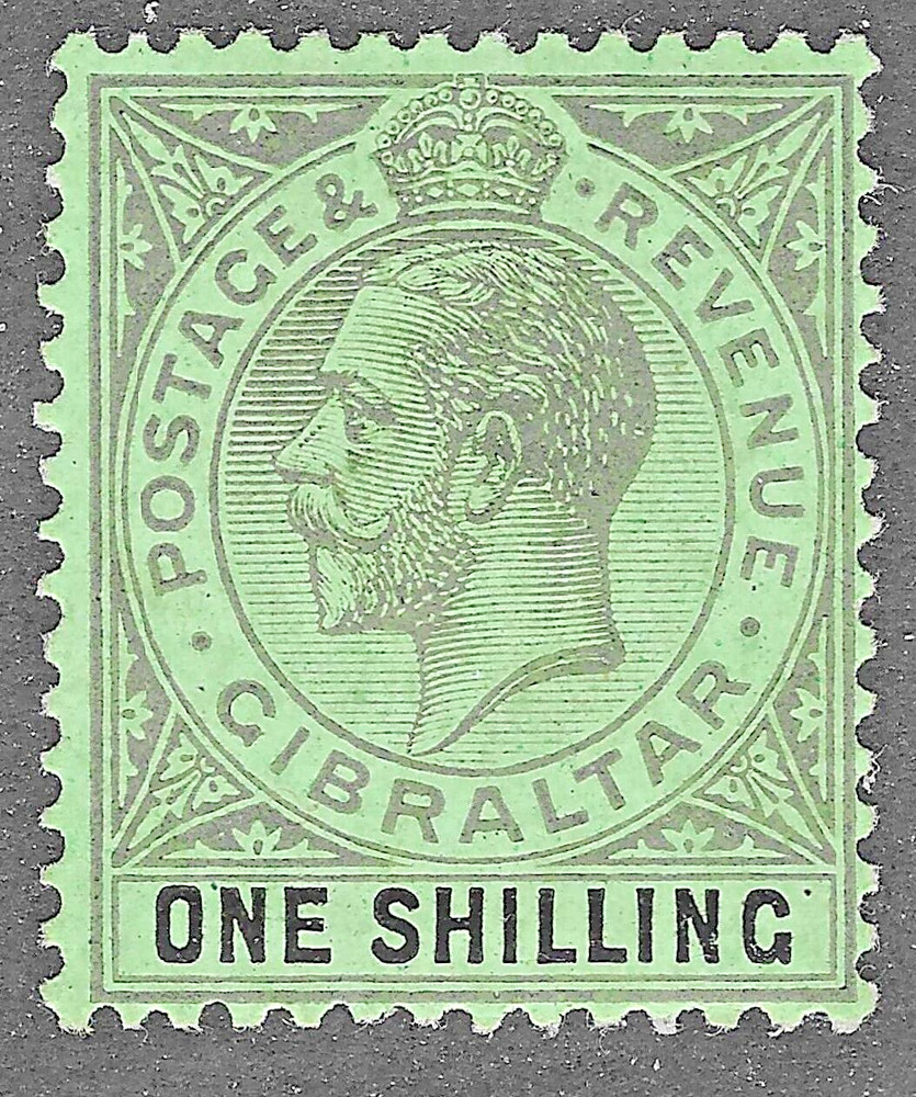 Gibraltar (1912) - Scott # 71b,   MH