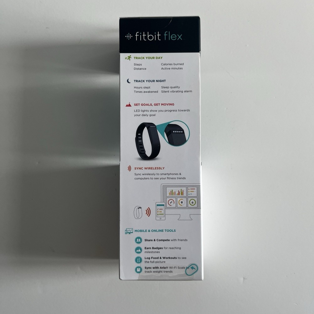 Fitbit Flex Wireless Activity Sleep Wristband Black FB401BK