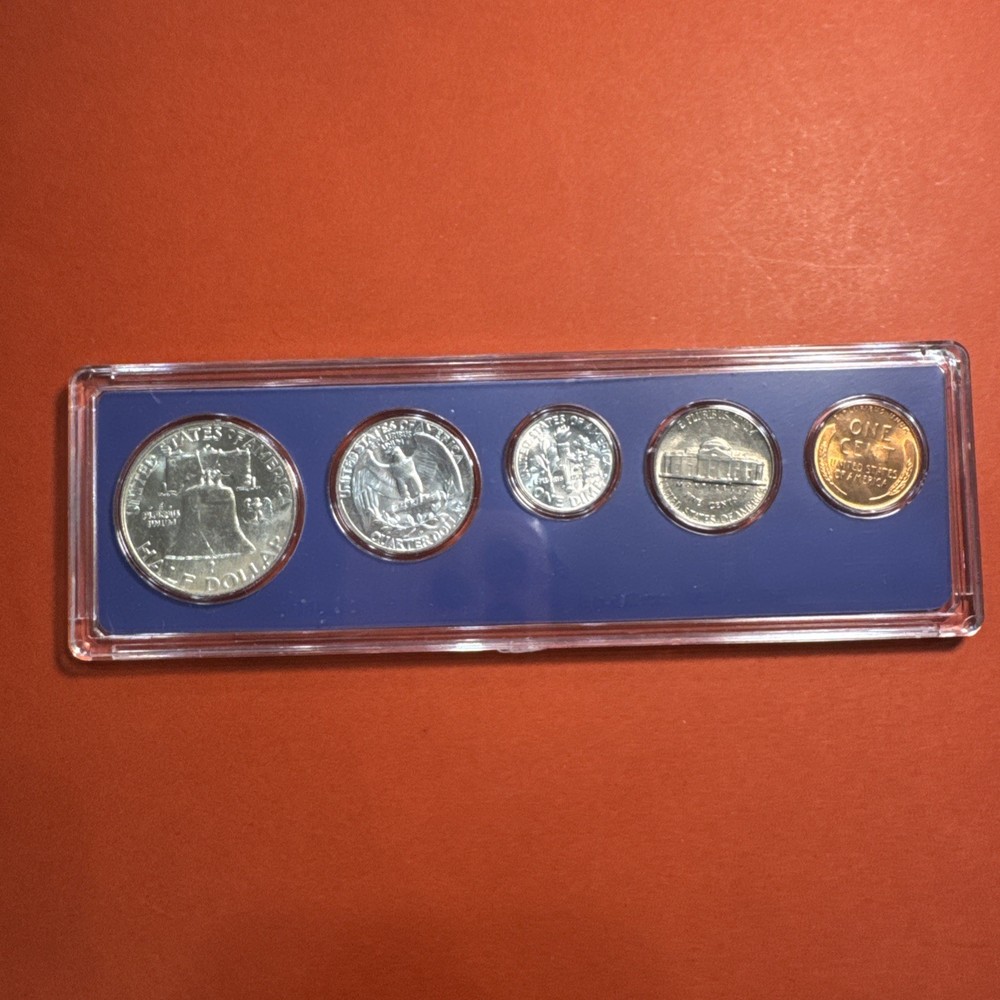 1958 D Denver Mint Coin Set 90% Silver