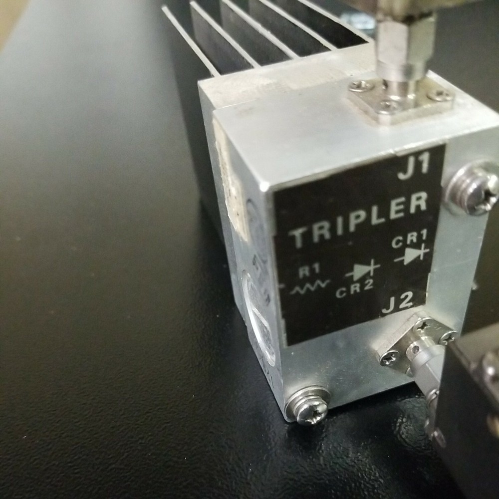 Frequency Tripler with heat sink & 2 Coaxial Isolators