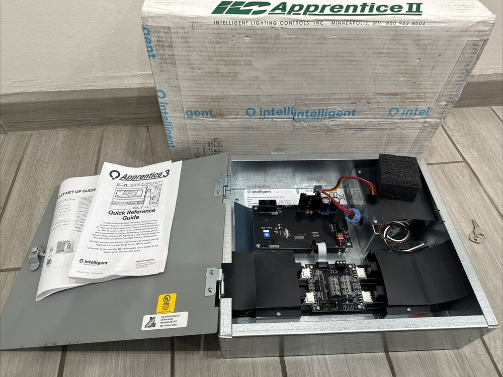 ⚡️Intelligent AP3-4X Apprentice3 Lighting Control Panel 120/277 1-Phase 1Amp⚡️