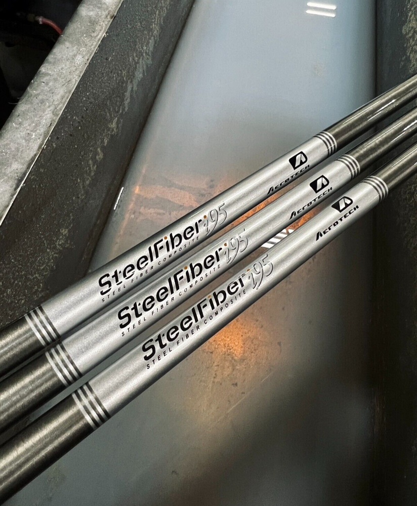 Aerotech SteelFiber i95 Graphite Iron Shaft Set .370" Parallel Tip REGULAR/STIFF