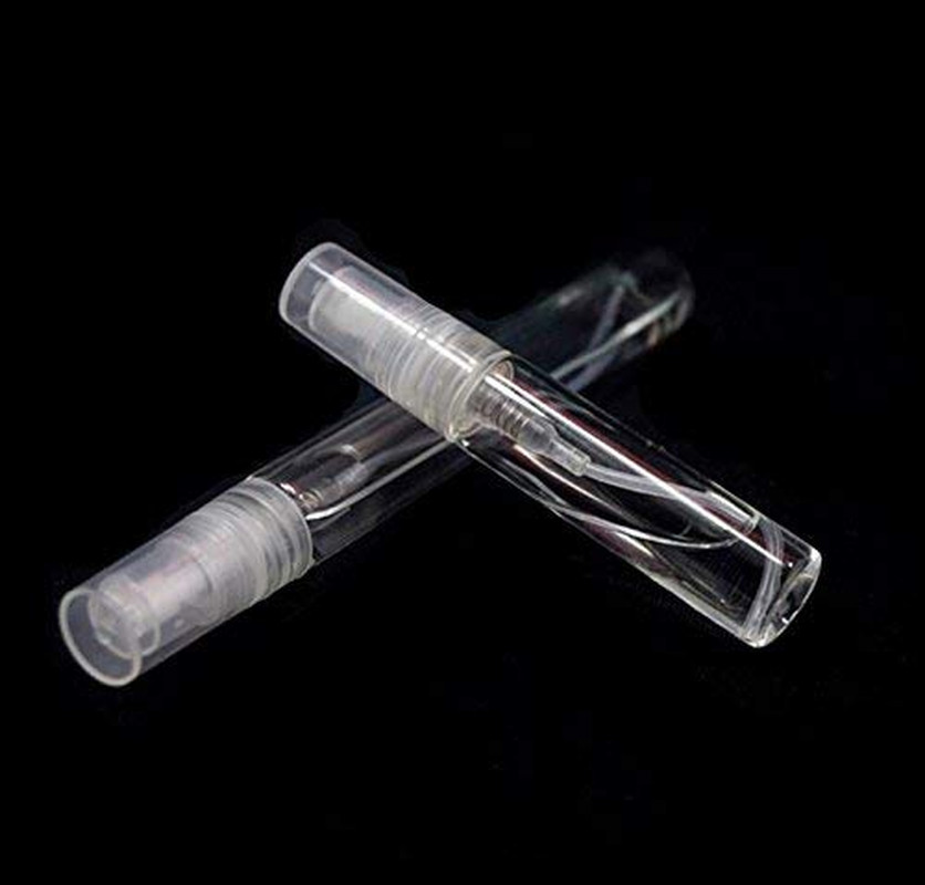 Elfenstal- 25Pcs Clear 5Ml 1/6Oz Glass Atomizer Bottle Spray Refillable Perfume