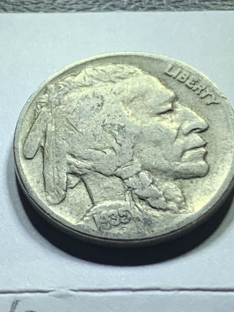 1935 5C Buffalo Nickel (#1077)