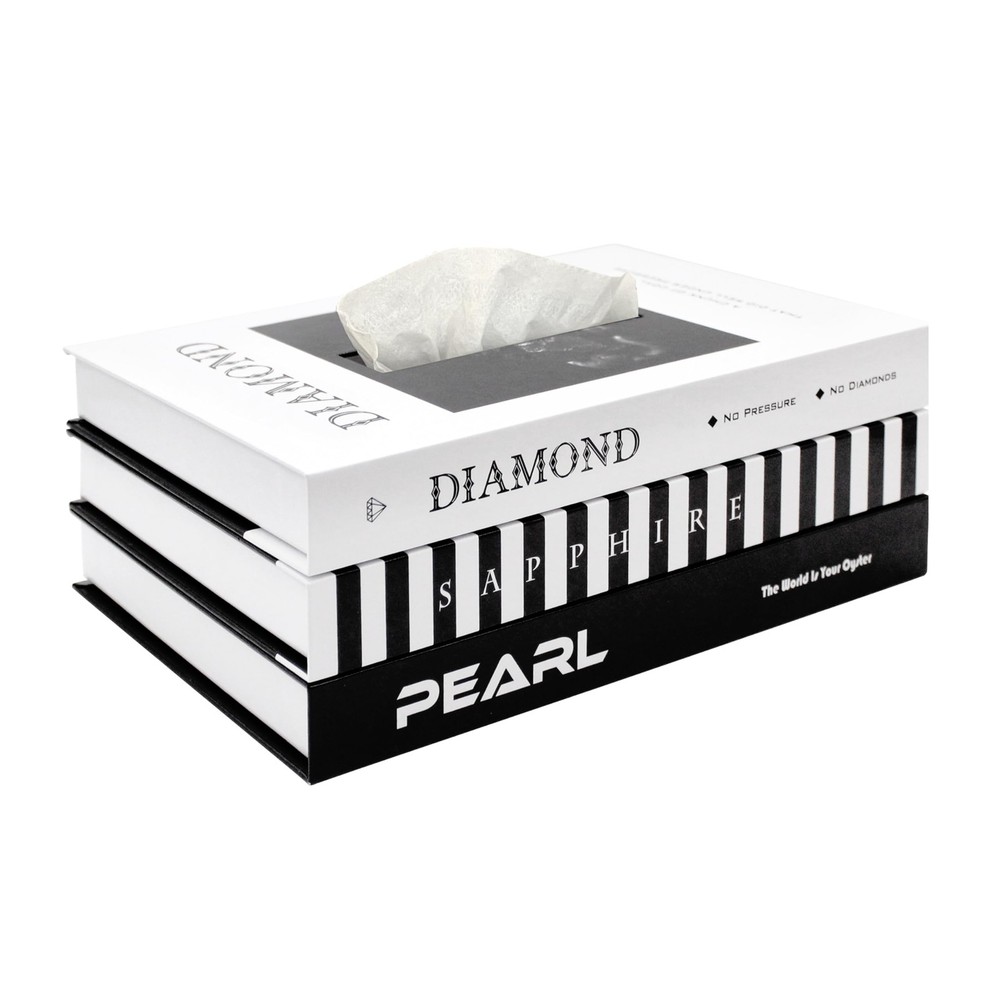 Tissue Cover Rectangle - Functional Decor Chic Modern Tissue Cover – Rectangu...