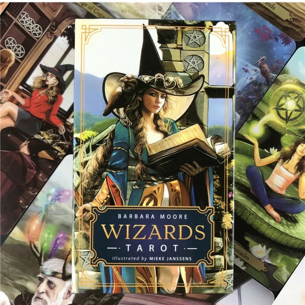 Wizards Tarot Cards (78) Table Games English Version Oracle Board Deck.