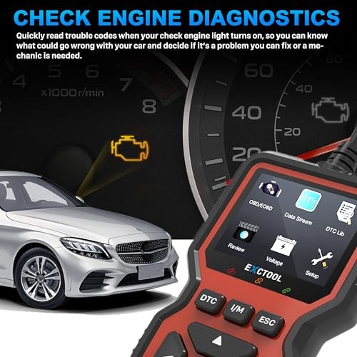 Car OBD2 Scanner Diagnostic Tool Vehicle Check Engine Light Code Reader