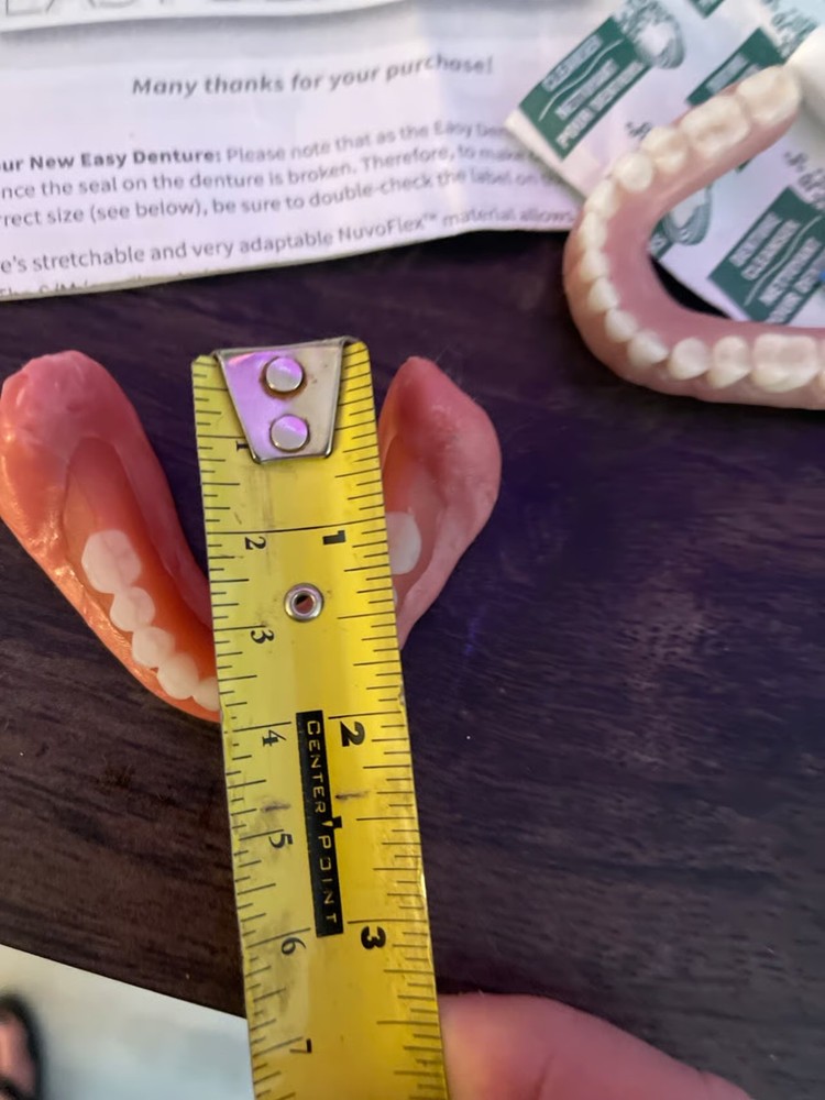 Easy Denture bottom and unbranded bottom denture lot