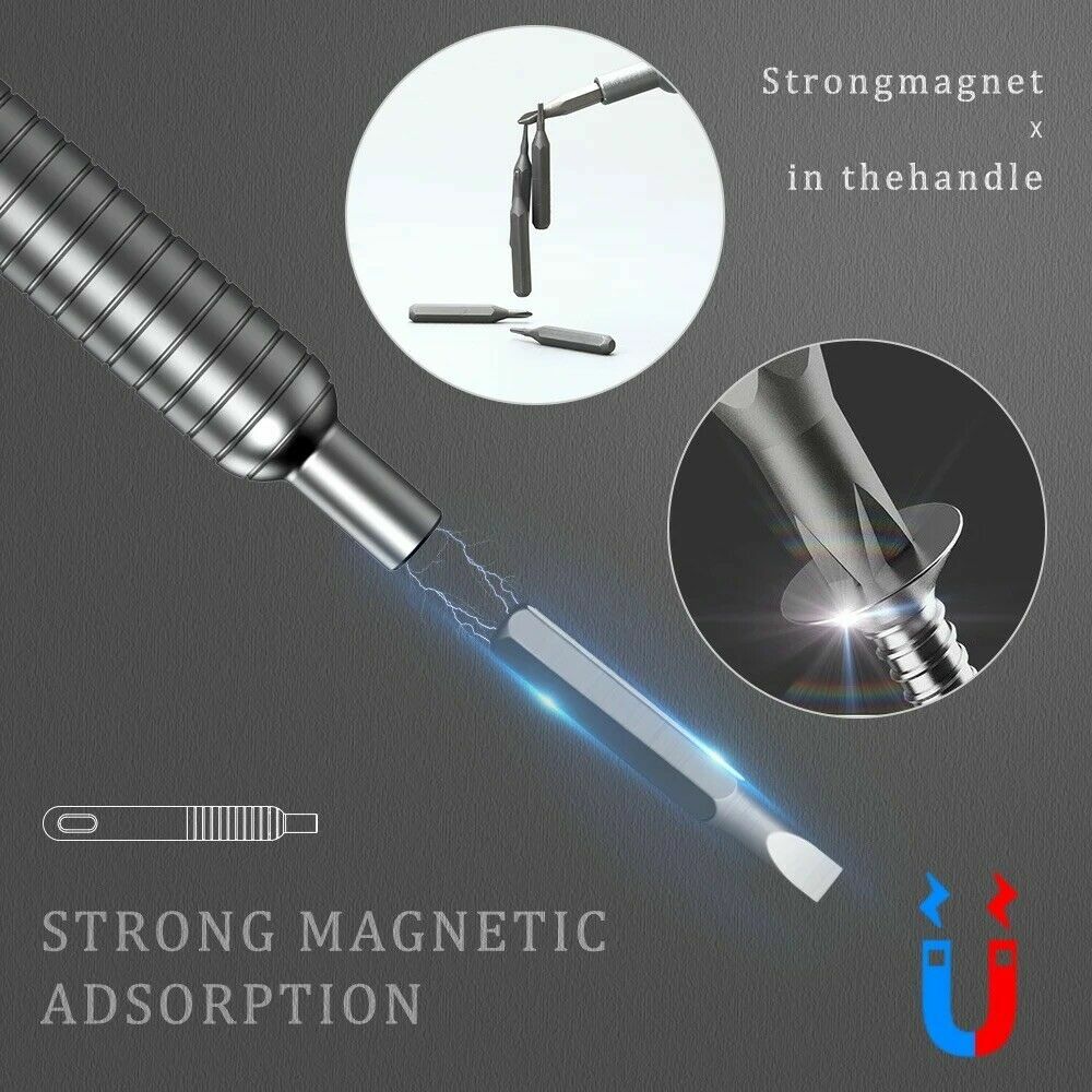 30-Piece Precision Screwdriver w/ Bits Computer Laptop PC Macbook iMac Tool Set