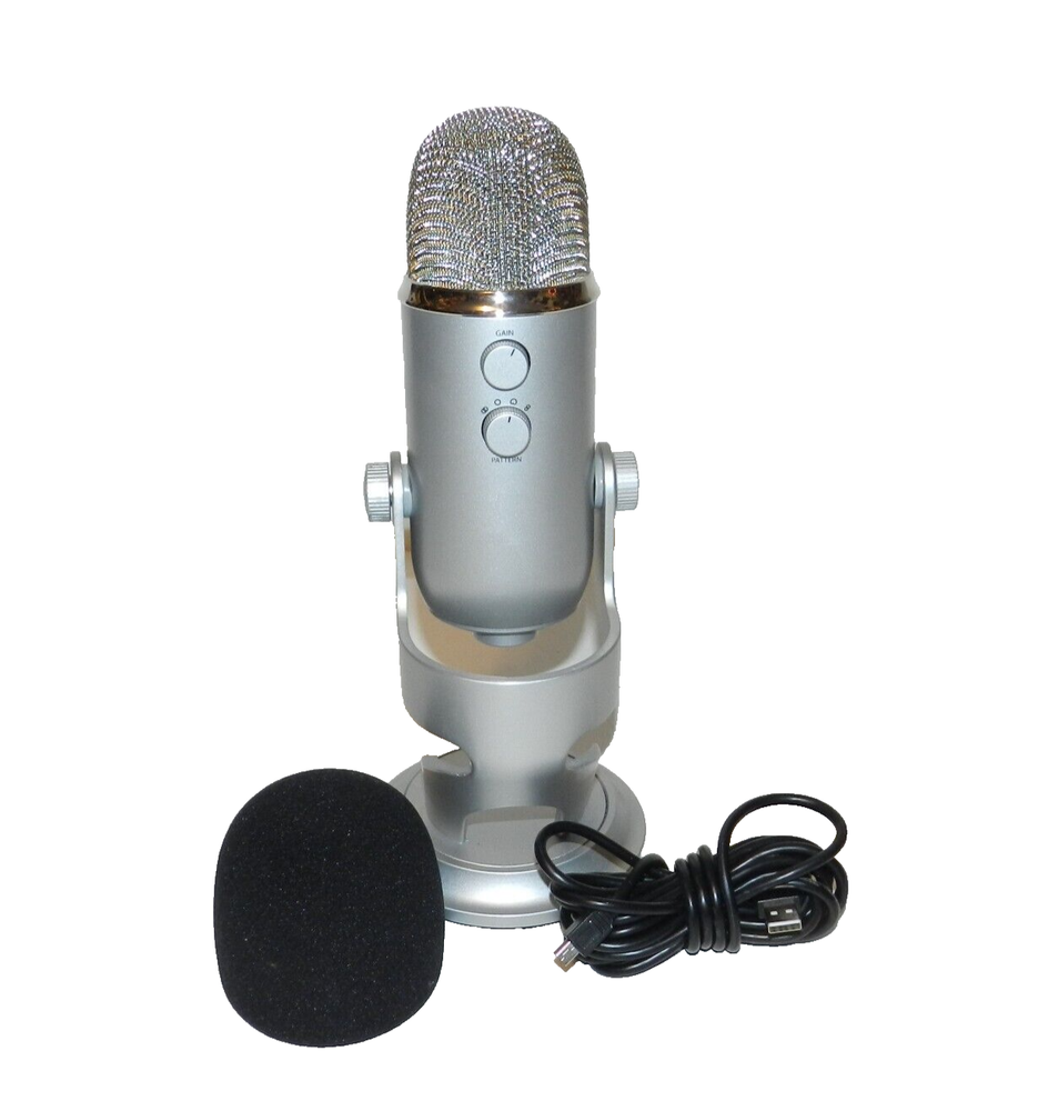 Logitech - Blue Yeti Professional Multi-Pattern USB Condenser Gaming Microphone