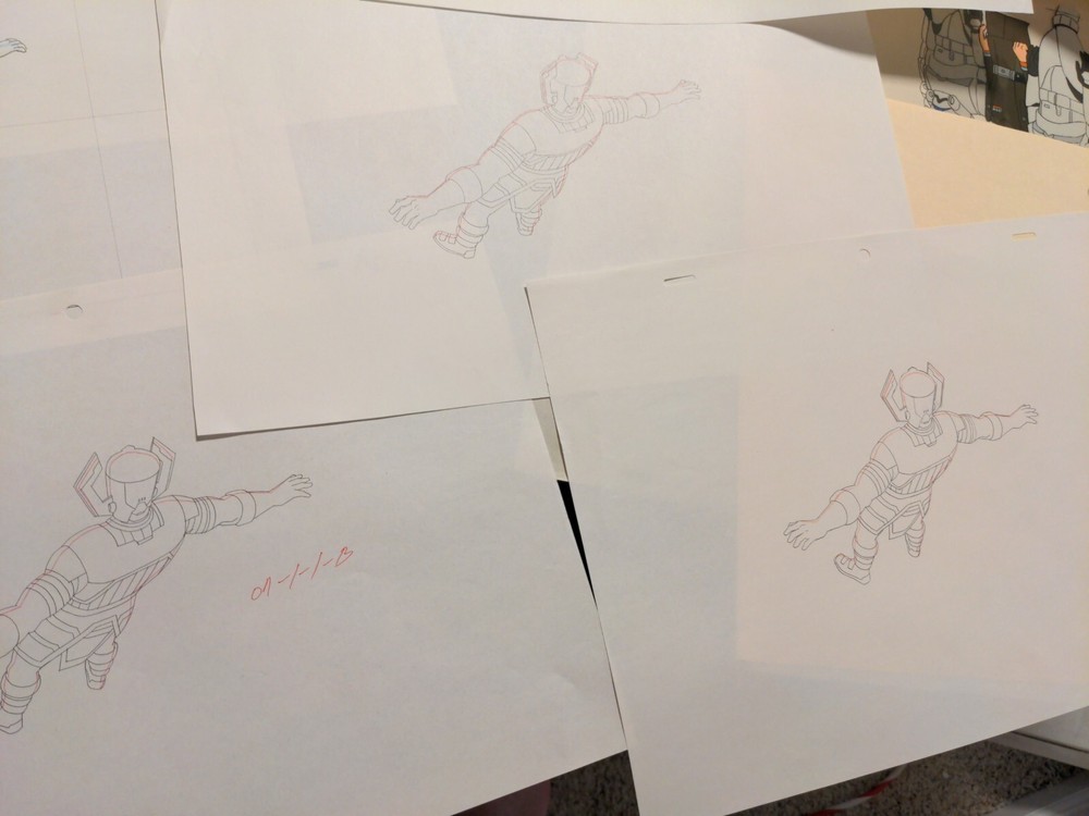 Marvel animation cels Production Art Marvel Comics AVENGERS ASSEMBLE GALACTUS AA