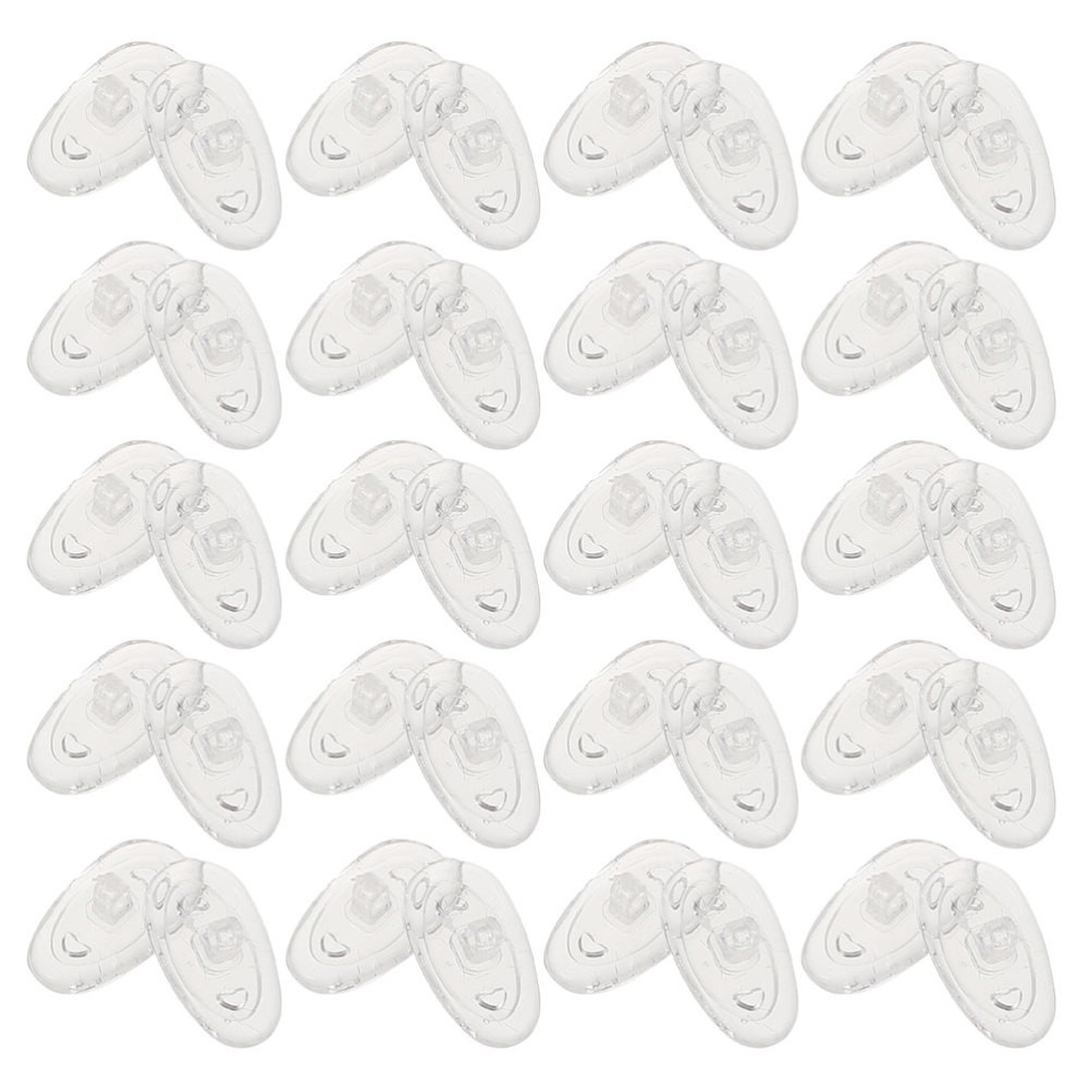 30 Pairs Professional Silicone Nose Pads Replaceable Eyeglass Pads