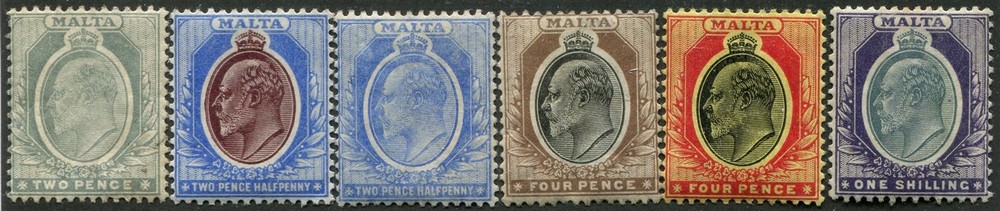 Malta #34-39 Mint