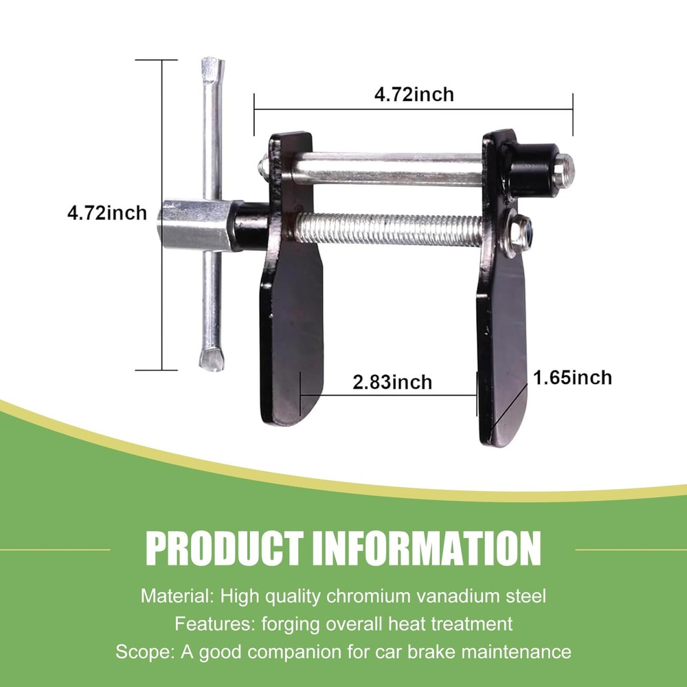 DACIRTY Pack-1 Car Disc Brake Pad Disassembly Tools, Caliper Piston Black