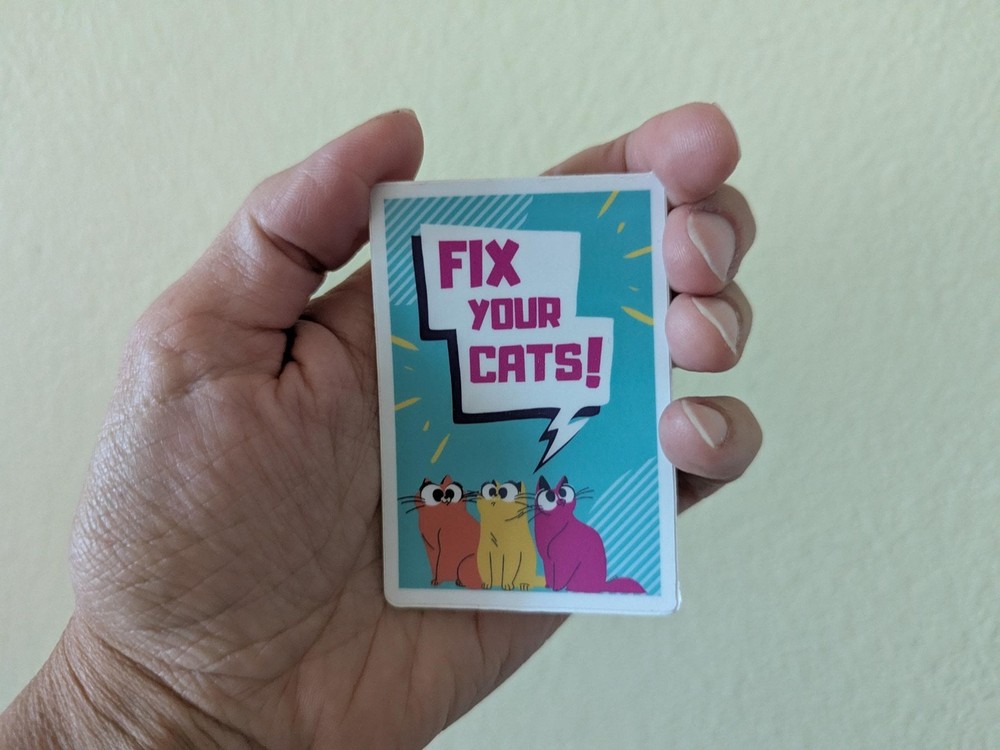 Fix Your Cats Vinyl Sticker