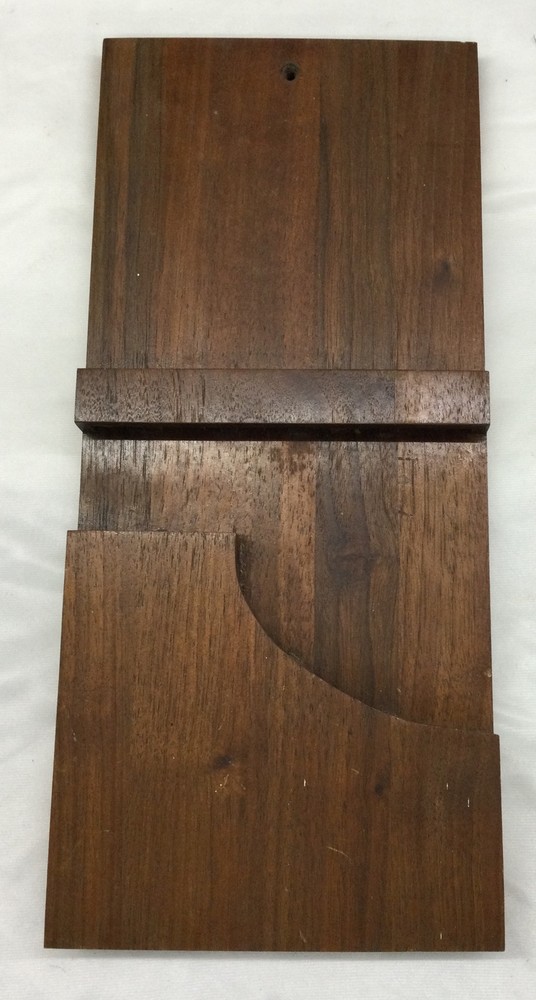 Vintage Walnut Handmade By Hassel Jackson Dresden TN Knife Storage Display