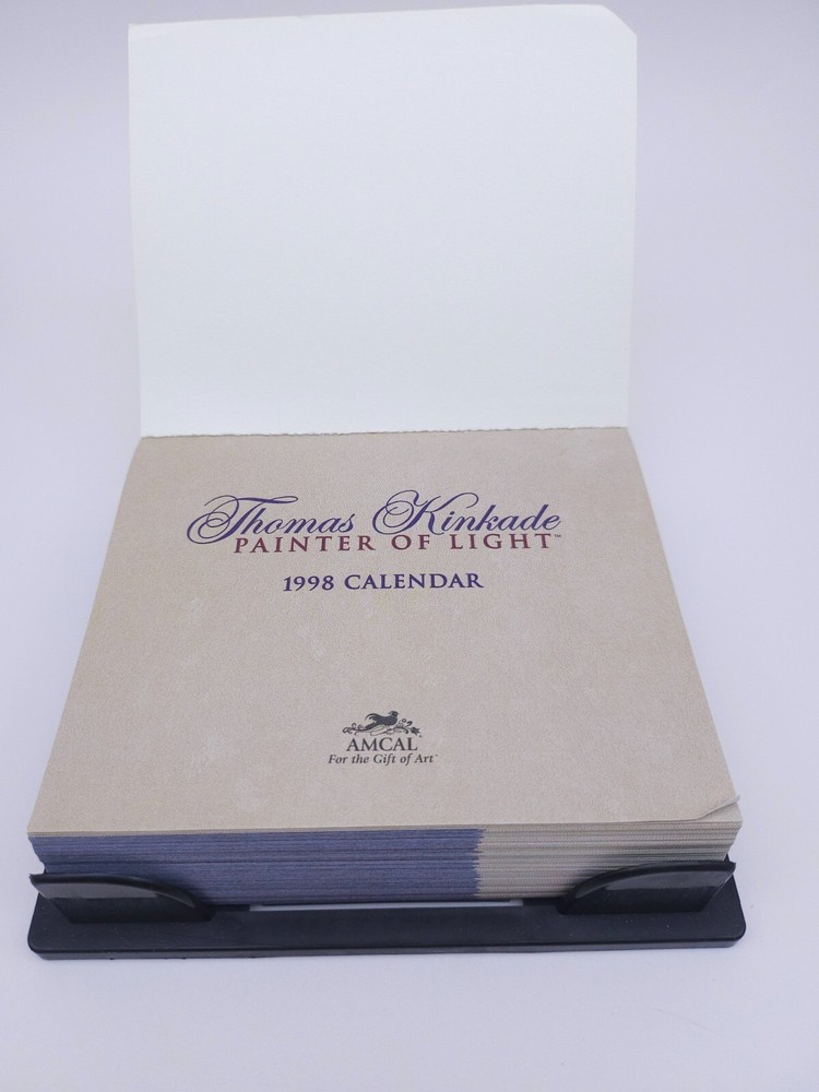 Thomas Kinkade Painter Of Light 1998 Scripture Calendar