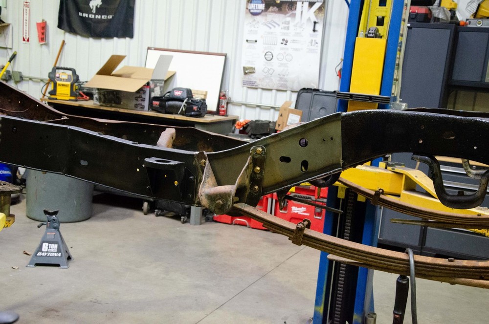 Rust Buster RB7436L Leaf Spring Frame Section Driver for 73-91 K5 Blazer/Jimmy