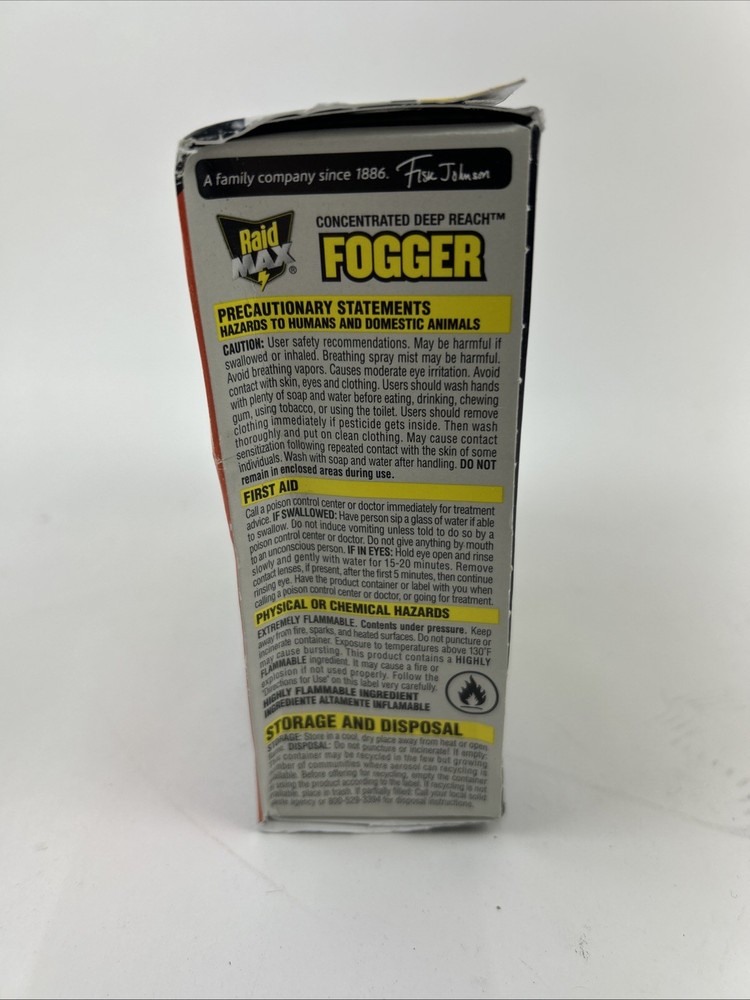 Raid Max Concentrated Indoor Bug Killer Fogger - 2.1oz/3cans