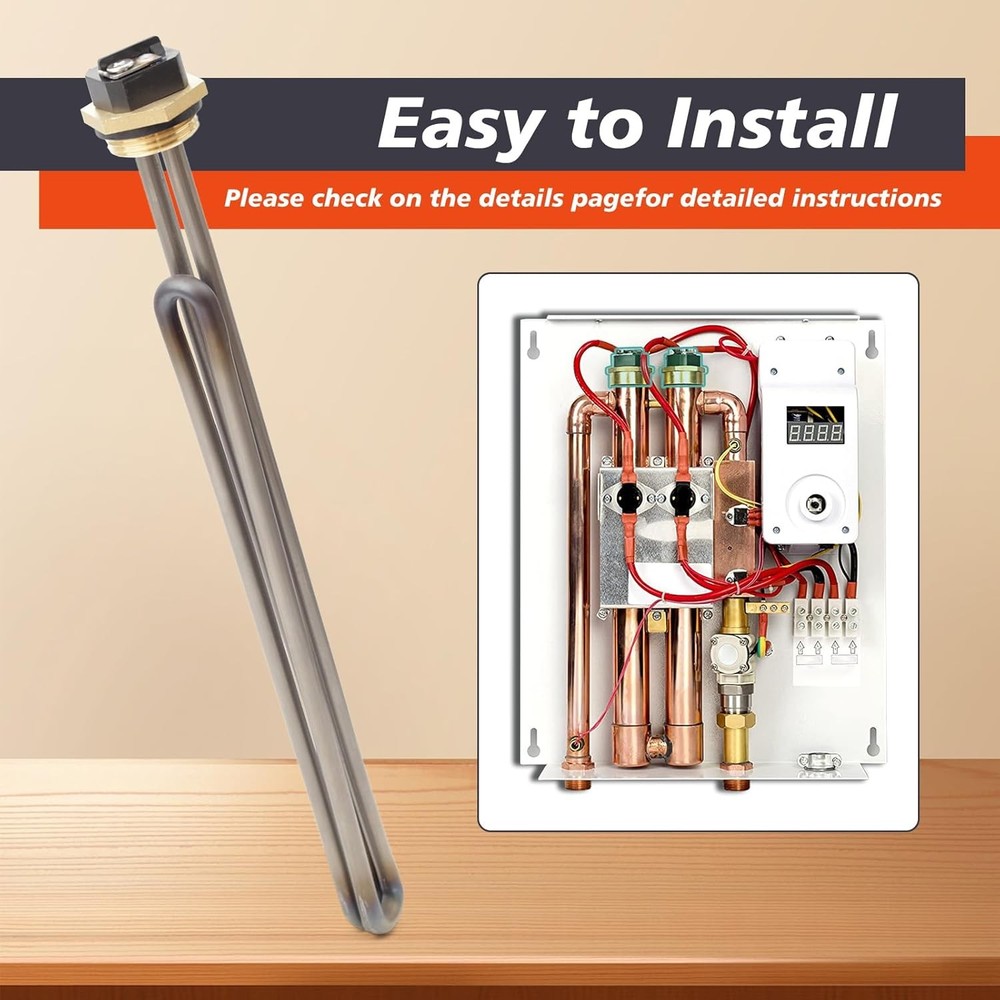 3 Pcs Titanium HE 90240 Water Heater Heating Element Replacement for 3 Pack