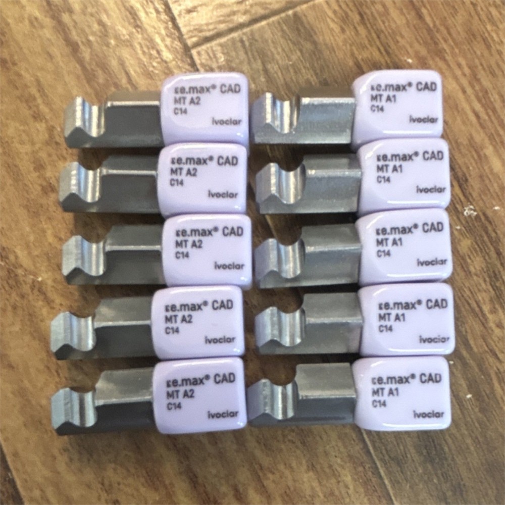 Ivoclar e.max CAD MT A2 C14 & MT A1 C14 Programill Milling Blocks