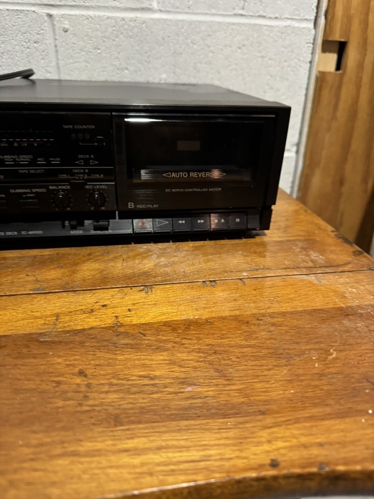 sony tape deck tc-wr510