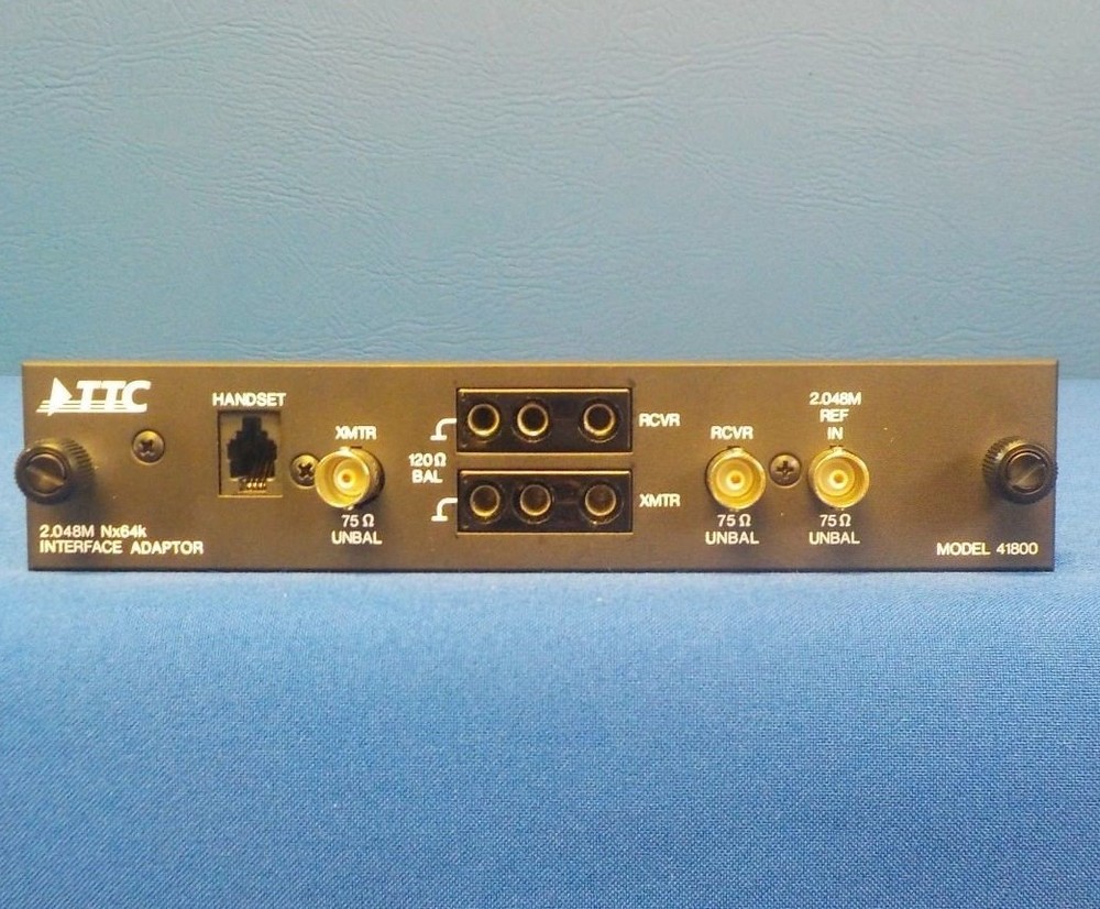 Acterna / JDSU / WG Fireberd TTC 41800 Data Interface Adaptor 2.048M Nx64k