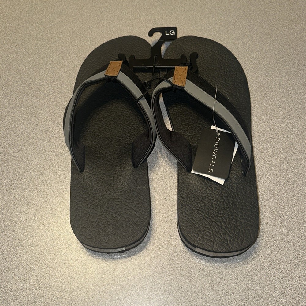 Bioworld Sandal Black Men's Size LG