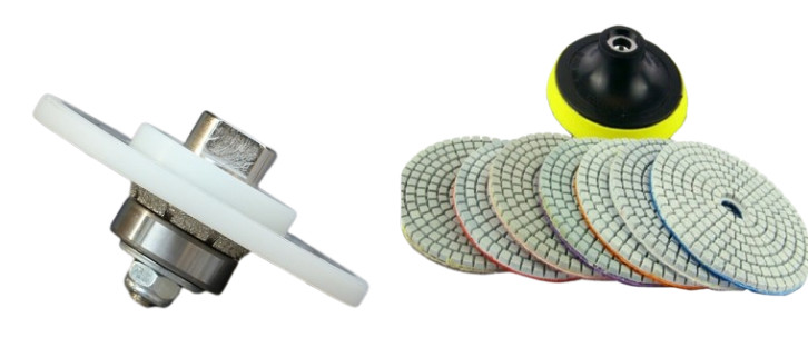 B25 Diamond Profiling Bit Nylon Cover Extra Segment Protection + STONE BUFFER