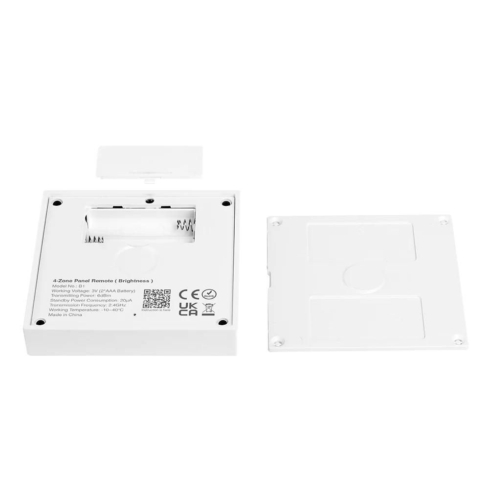 B1-W - 4-Zone Panel Remote (Brightness) White