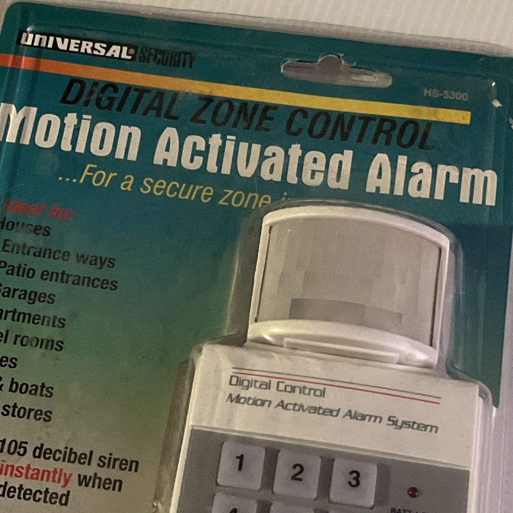 Motion Activated Alarm Hs-5300 Security System