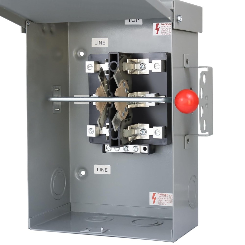 100A Manual Transfer Switch for Generator, Manual Generator Transfer Switch,100
