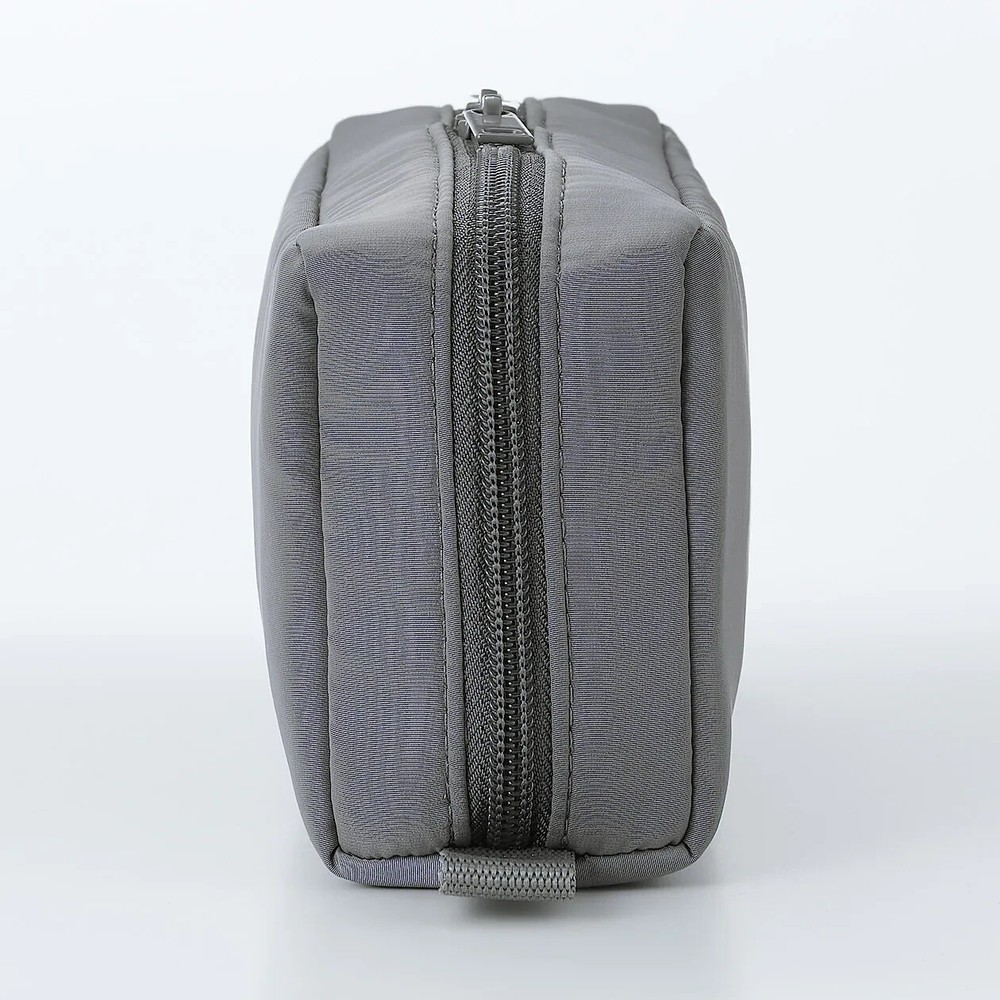 MUJI polyester gadget pouch Gray